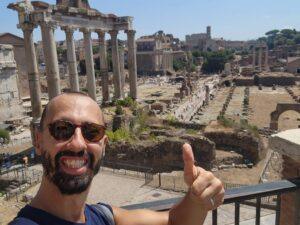 Teoman Etensel' in İtalya' da Roma Forum Fotoğrafı